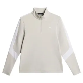 J.Lindeberg Carl Mid Layer Golf Pullover Moonbeam - SS24