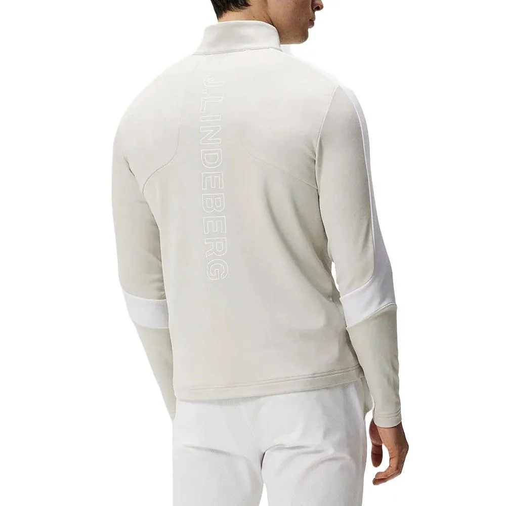 J.Lindeberg Carl Mid Layer Golf Pullover Moonbeam - SS24