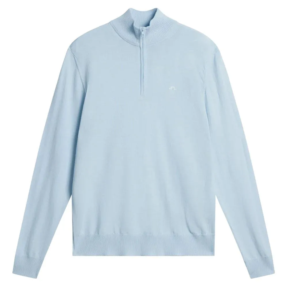 J.Lindeberg Kian Zipped Golf Pullover Skyway - SS24