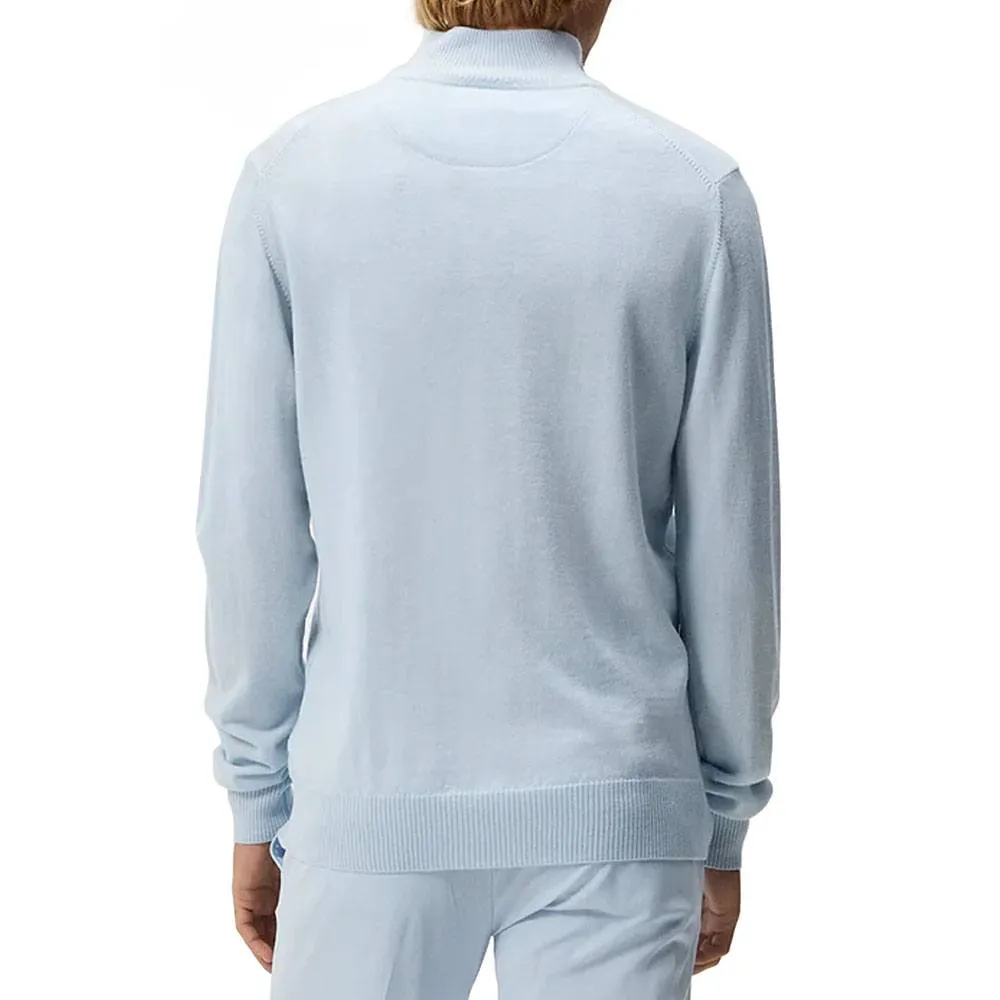 J.Lindeberg Kian Zipped Golf Pullover Skyway - SS24