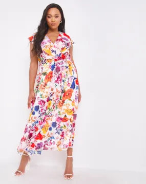 Joanna Hope Floral Wrap Maxi Dress | Simply Be