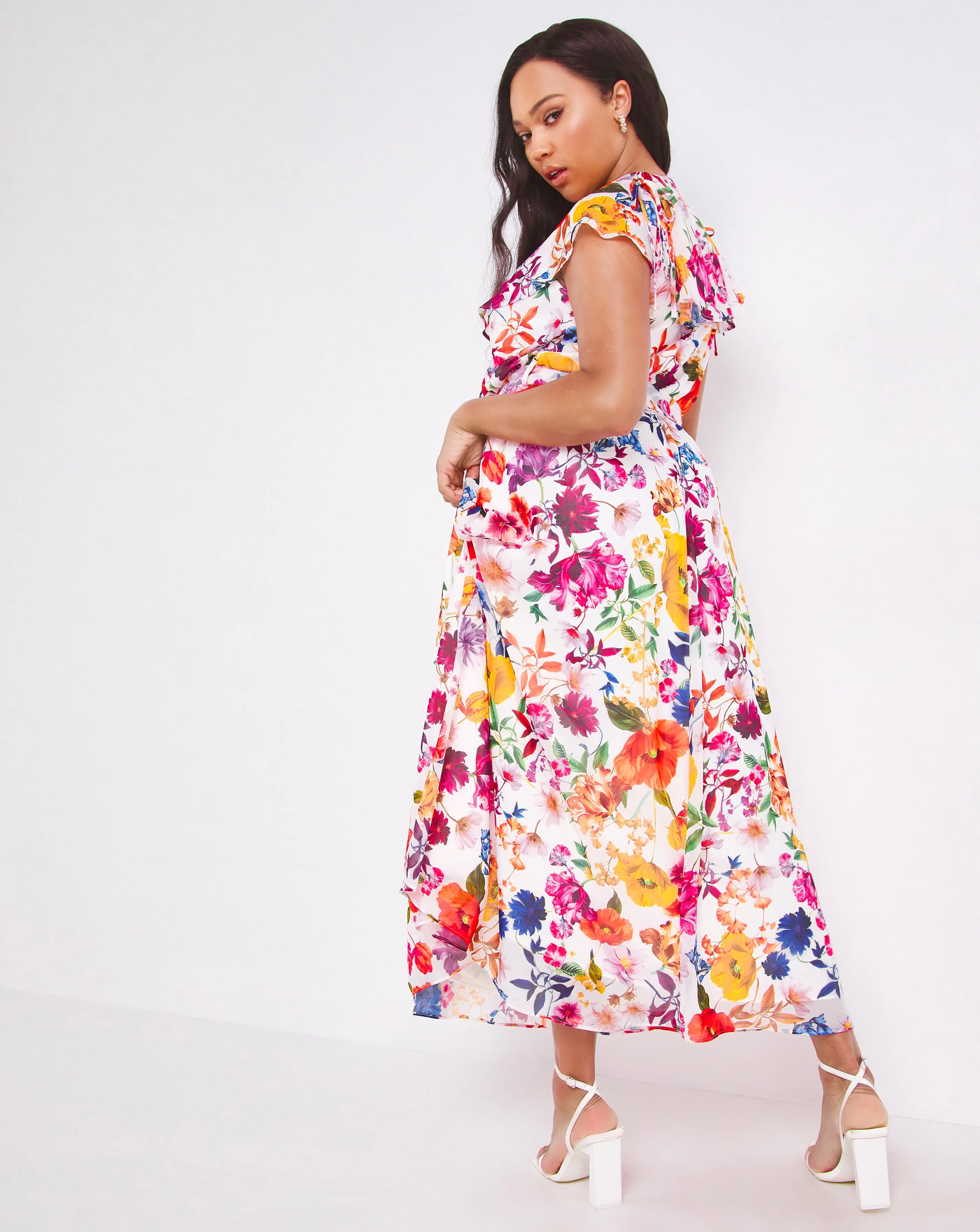 Joanna Hope Floral Wrap Maxi Dress | Simply Be