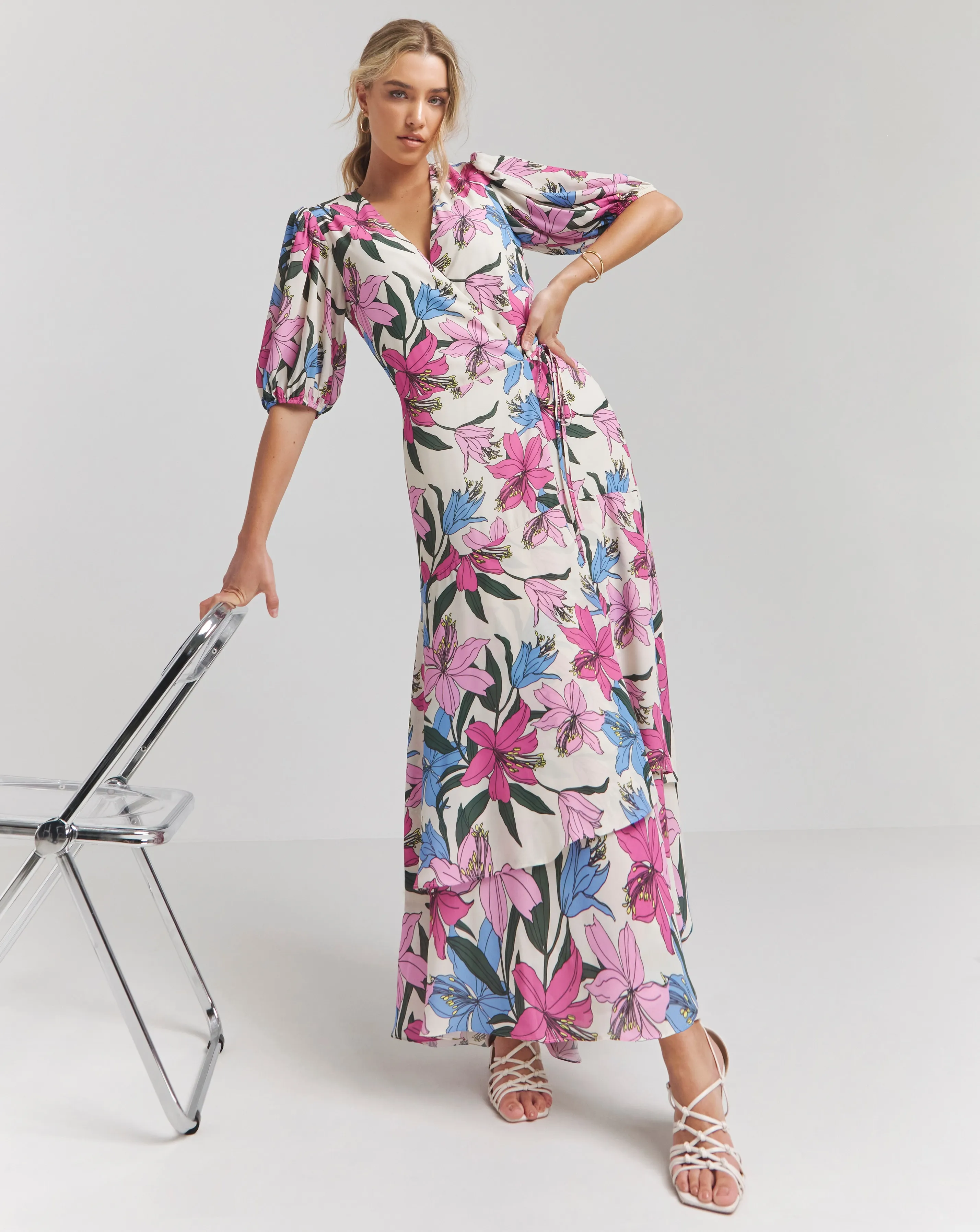 Joanna Hope Wrap Maxi Dress | Simply Be