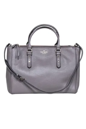 Kate Spade - Grey Pebbled Leather Large Tote