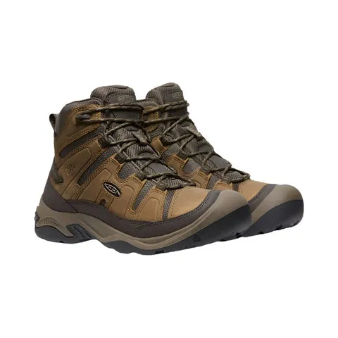 Keen Circadia Mens Waterproof Boot - Bison/Brindle