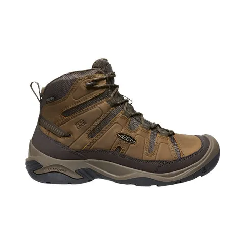 Keen Circadia Mens Waterproof Boot - Bison/Brindle