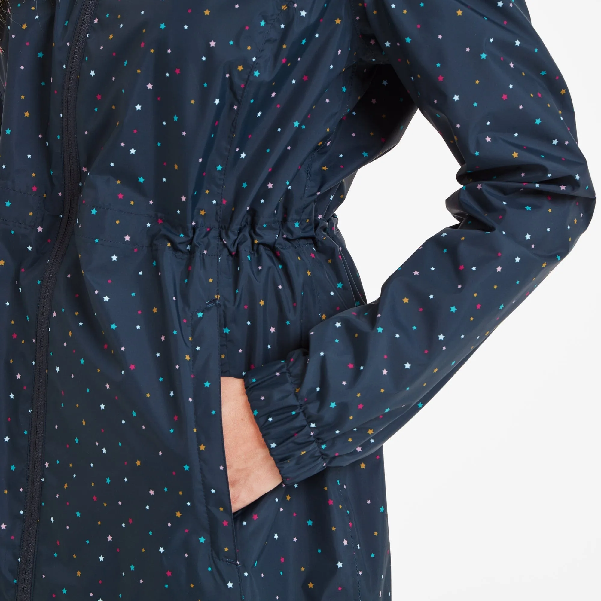 Kilnsey Womens Waterproof Jacket - Dark Indigo Scattered Star