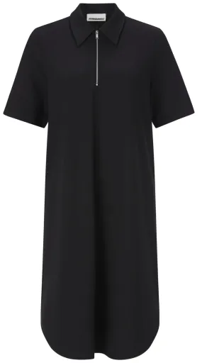 Ladies polo dress, Black | Manufactum