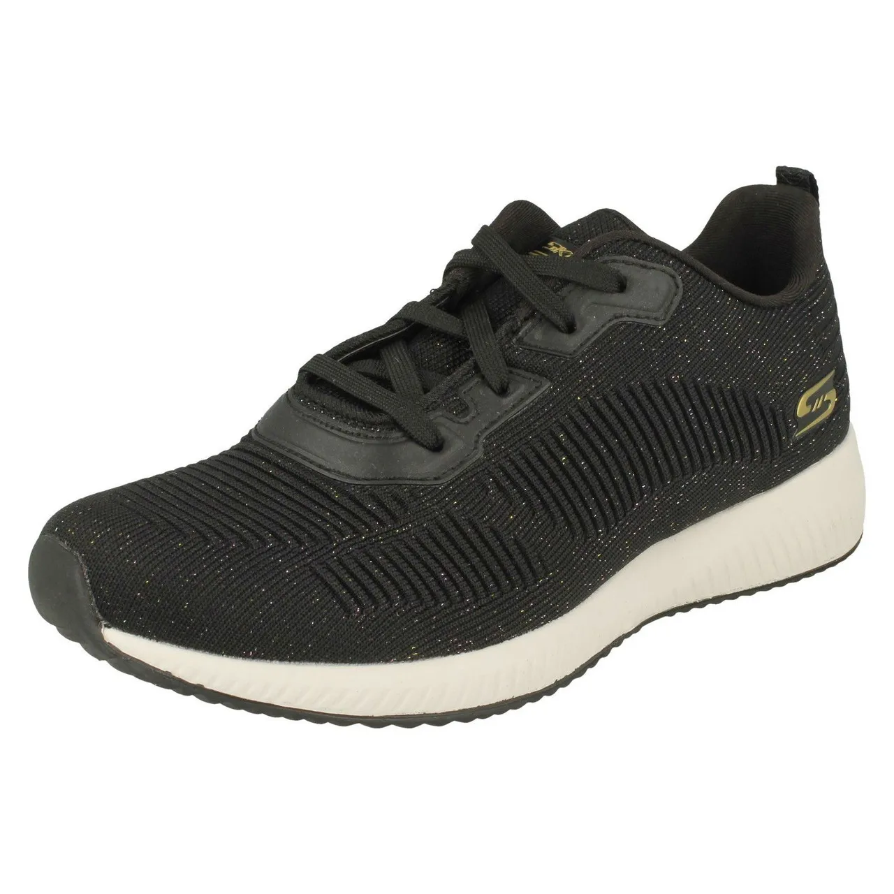 Ladies Skechers Bobs Sports Memory Foam Trainers Total Glam 32502