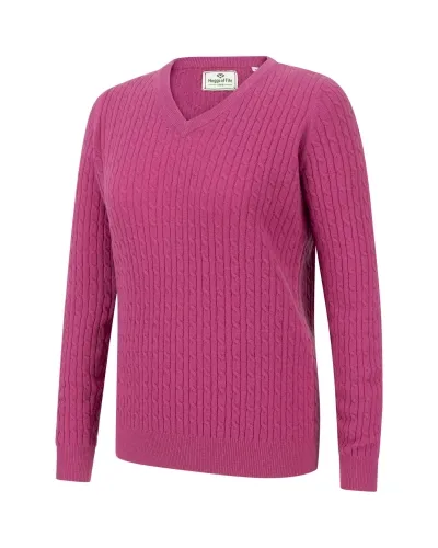 Lauder Ladies Cable Pullover by Hoggs of Fife | Hoggs of Fife