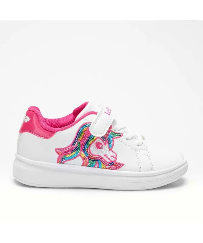 Lelli Kelly Girl's Unicorn Strap Trainers | White LK5814 (AA01)