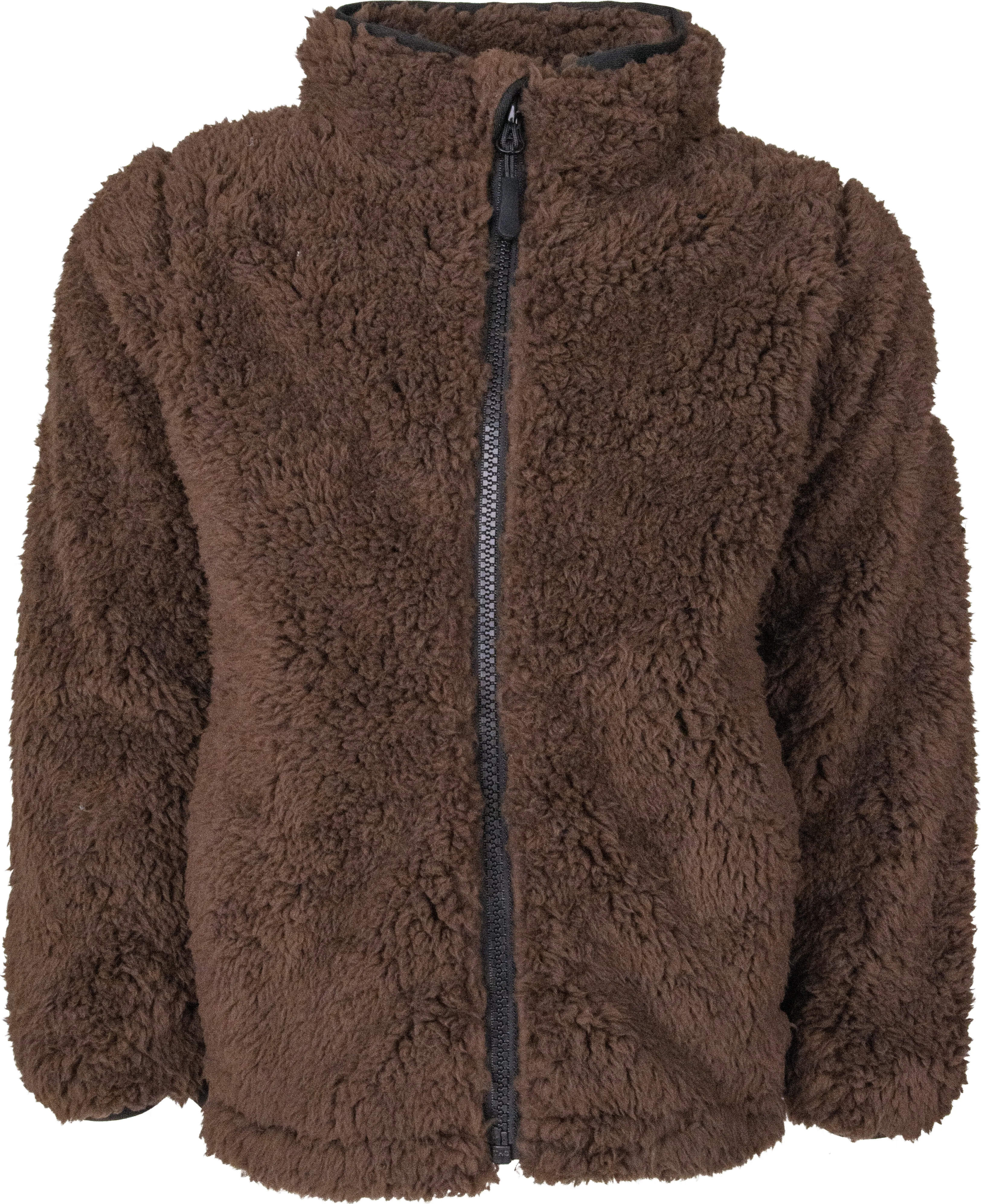 Lindberg Kids' Muddus Pile Jacket Windfleece Dark Brown | Buy Lindberg Kids' Muddus Pile Jacket Windfleece Dark Brown 