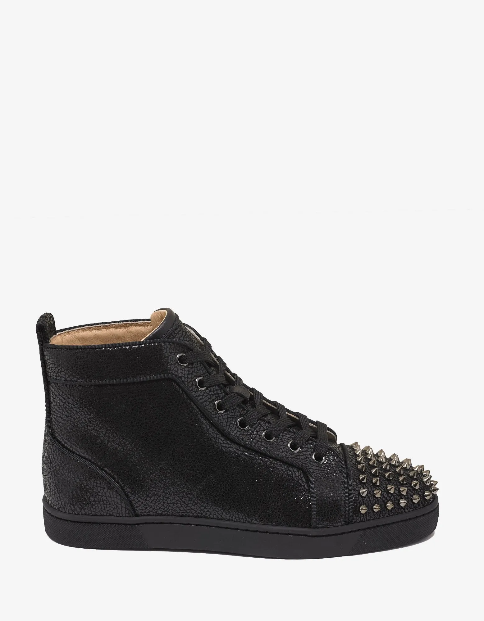 Lou Spikes Orlato Crosta Wax High Top Trainers -