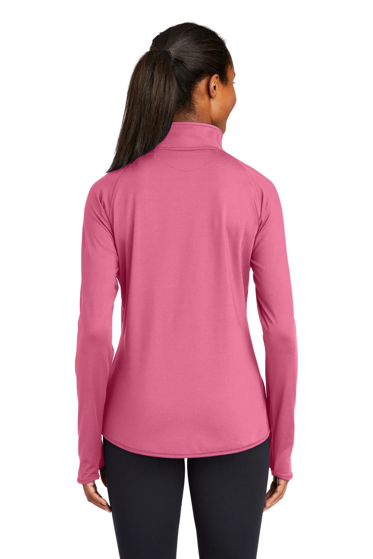 LST850 Sport Tek Ladies Sport Wick Stretch Zip Pullover  SKU: LST850