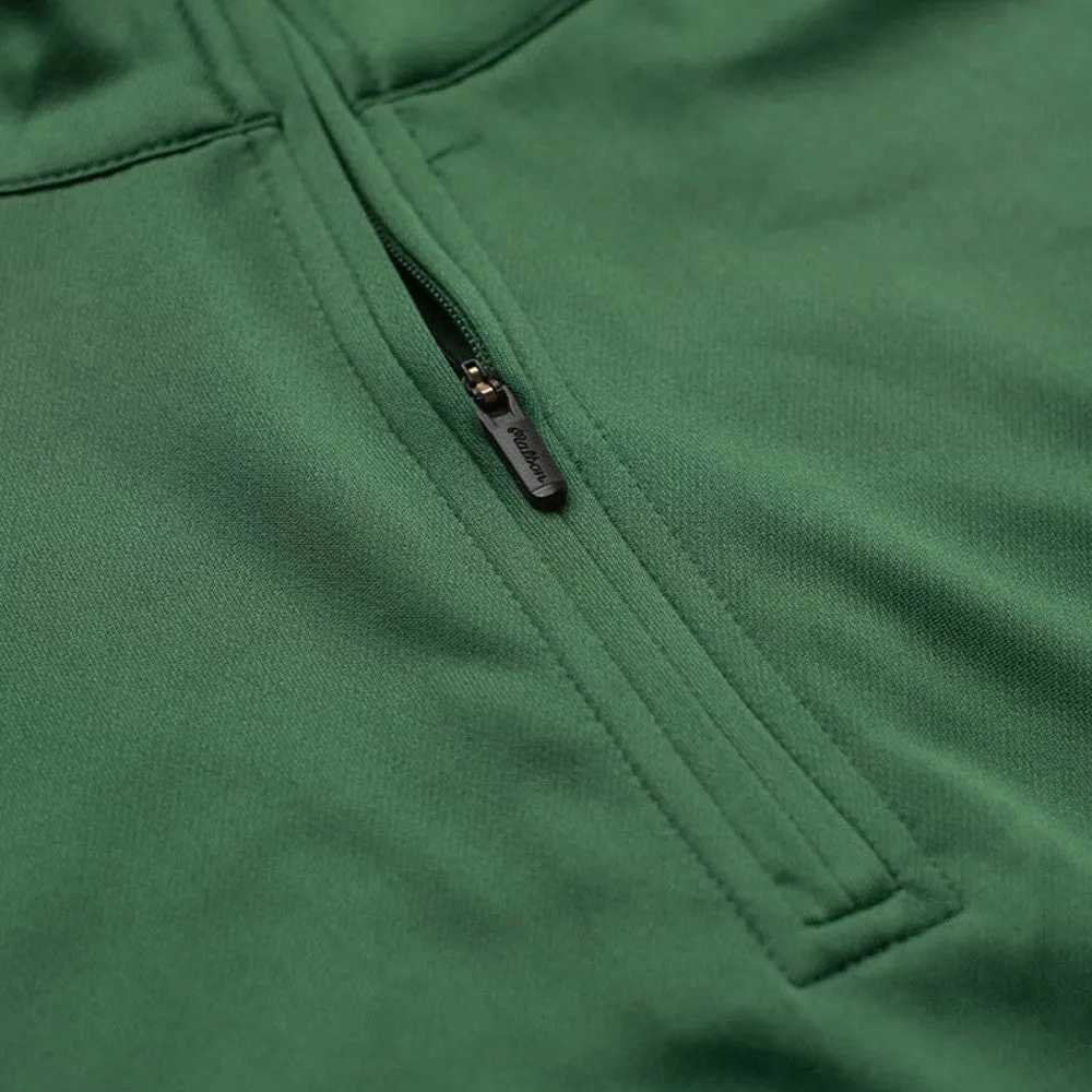 Malbon Evergreen Performance 1/4 Zip Golf Pullover Evergreen - FW24