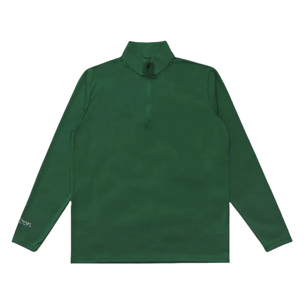 Malbon Evergreen Performance 1/4 Zip Golf Pullover Evergreen - FW24