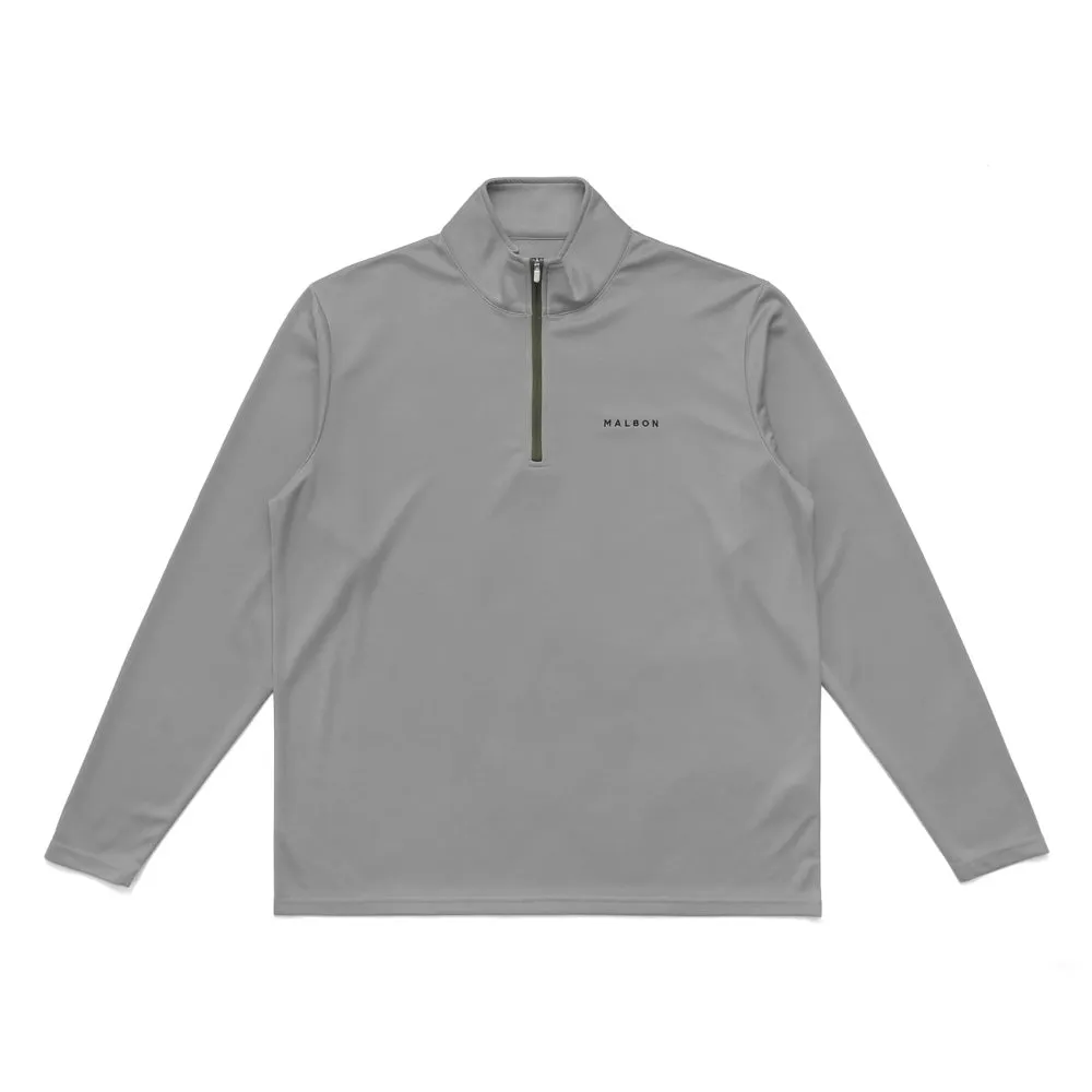 Malbon Performance Quarter Zip Golf Pullover 2024