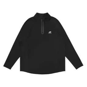 Malbon Performance Raglan Quarter Zip Golf Pullover Black - SP24