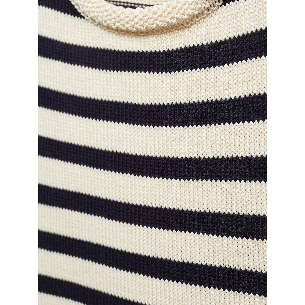 Mango Eliot Sleeveless Striped Knit Top