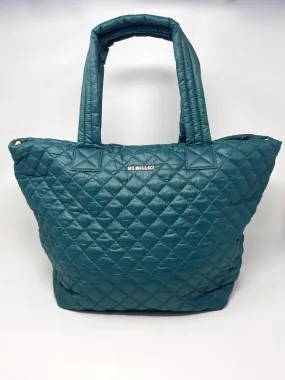 Medium Metro Tote Deluxe in Emerald