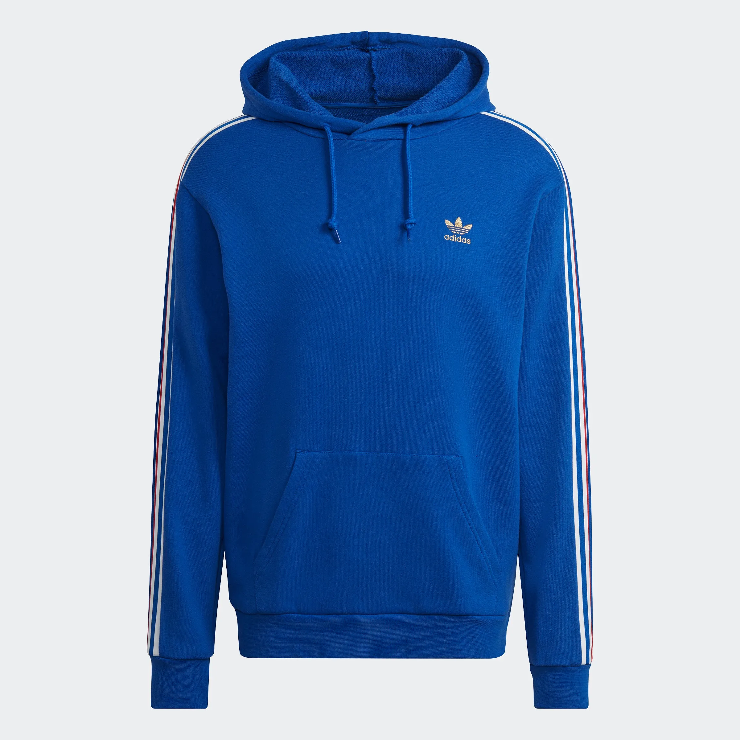 Men's adidas Originals 3-Stripes Hoodie Royal Blue