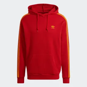 Men's adidas Originals 3-Stripes Hoodie Team Power Red