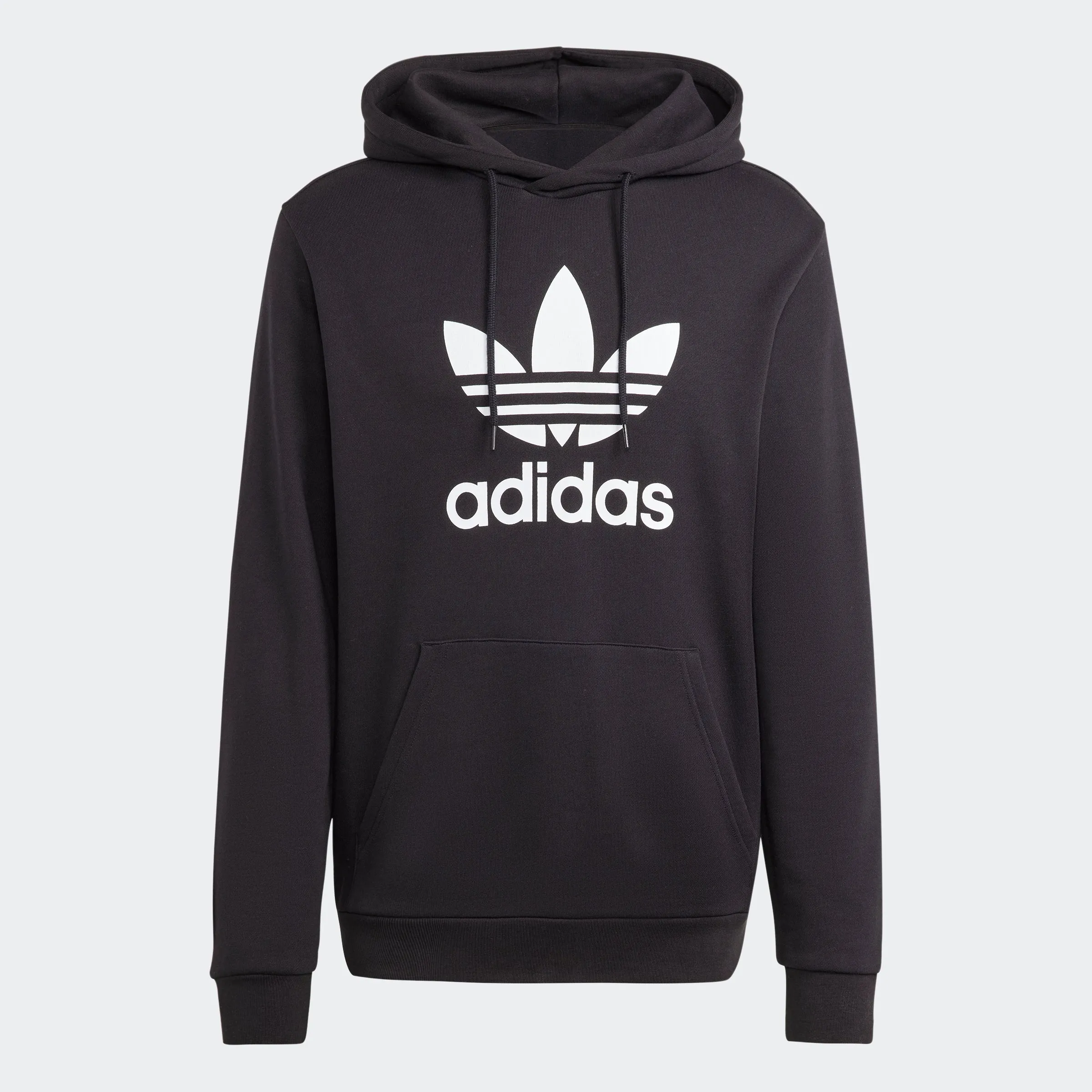 Men's adidas Originals Adicolor Classics Trefoil Hoodie Black