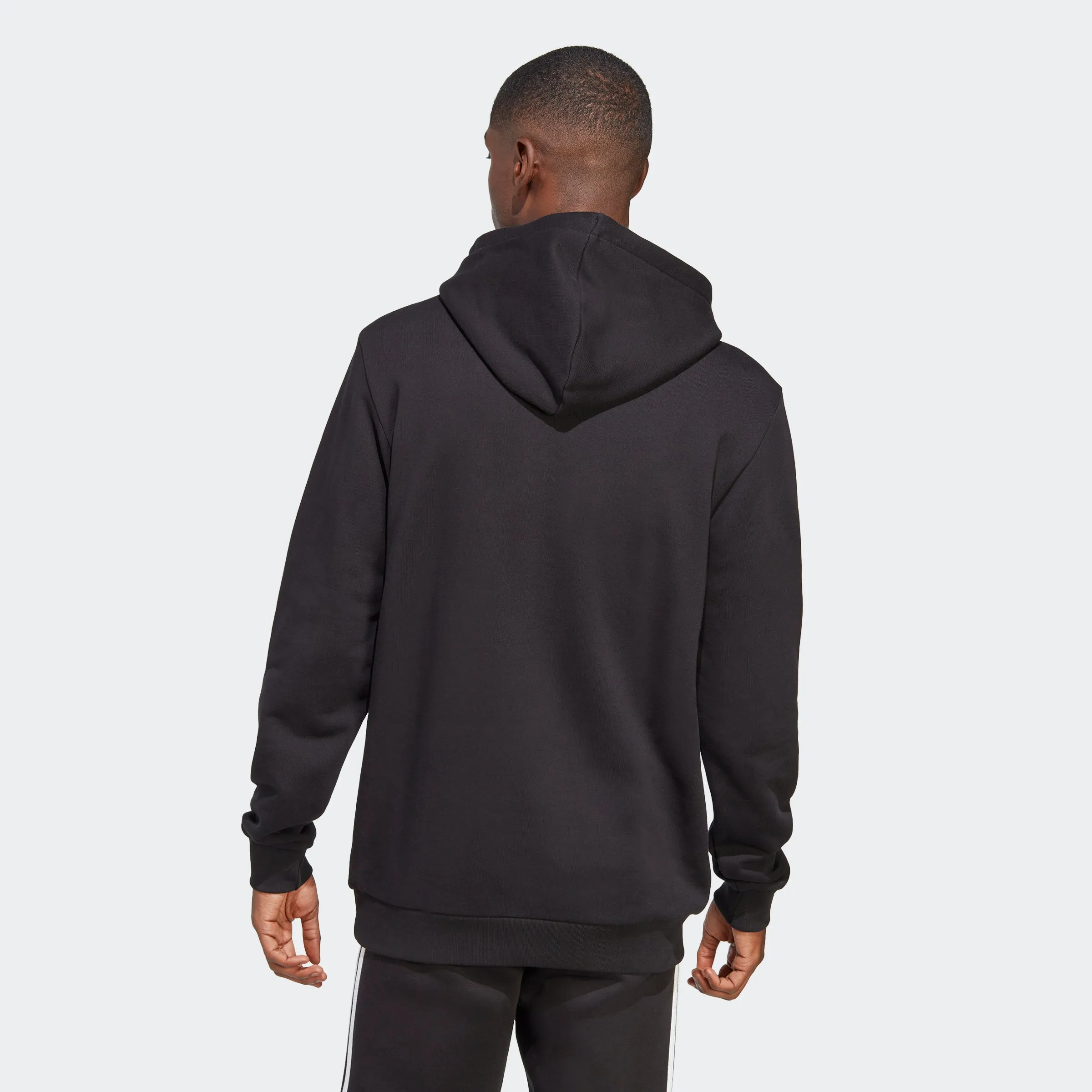 Men's adidas Originals Adicolor Classics Trefoil Hoodie Black