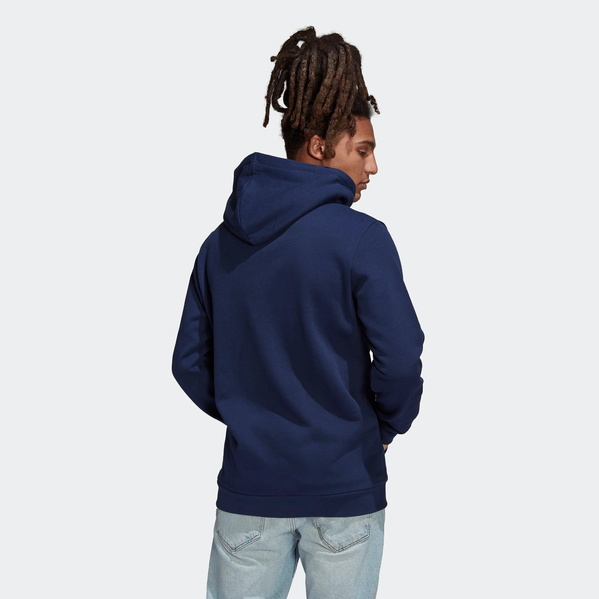 Men's adidas Originals Adicolor Classics Trefoil Hoodie Night Indigo