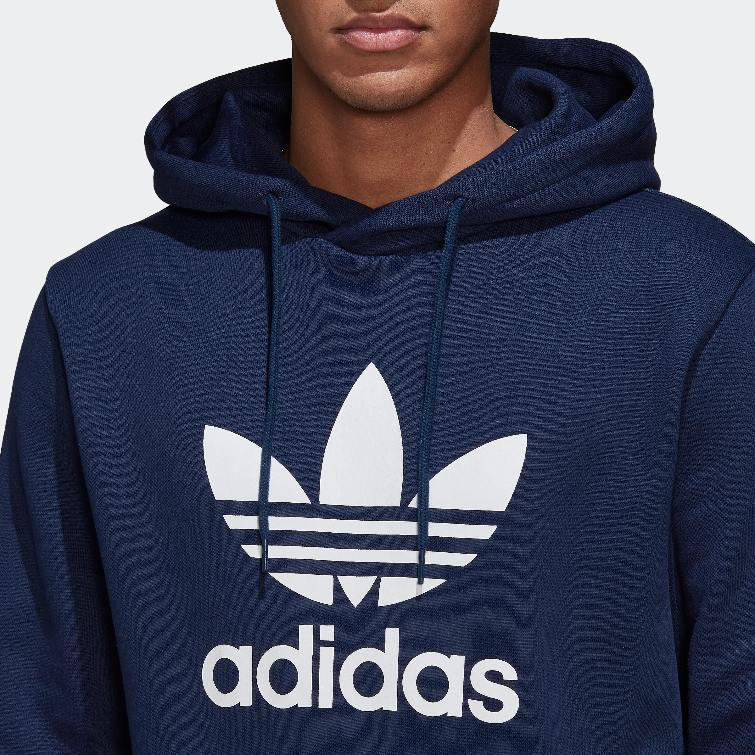 Men's adidas Originals Adicolor Classics Trefoil Hoodie Night Indigo