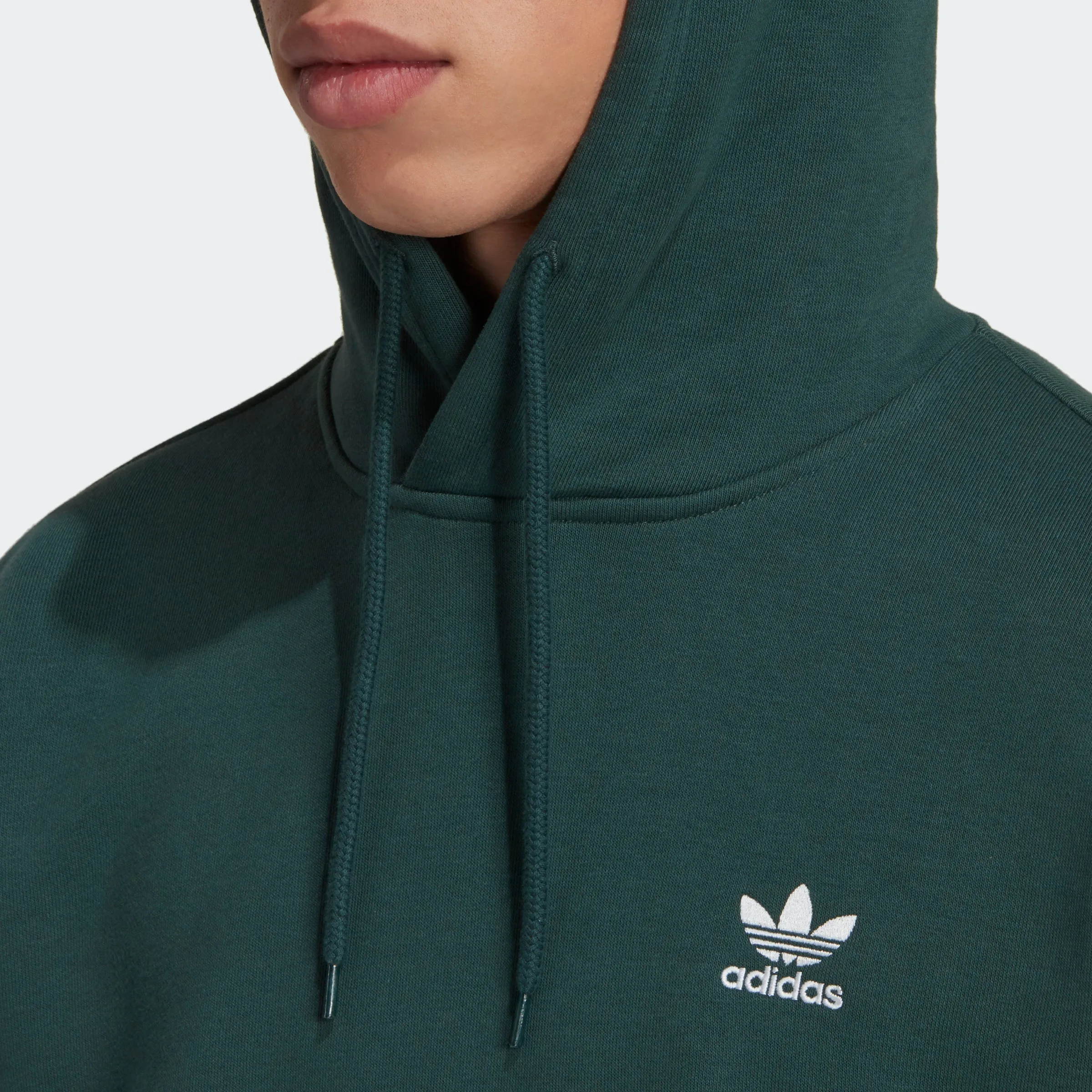 Men's adidas Originals Adicolor Essentials Trefoil Hoodie Mineral Green