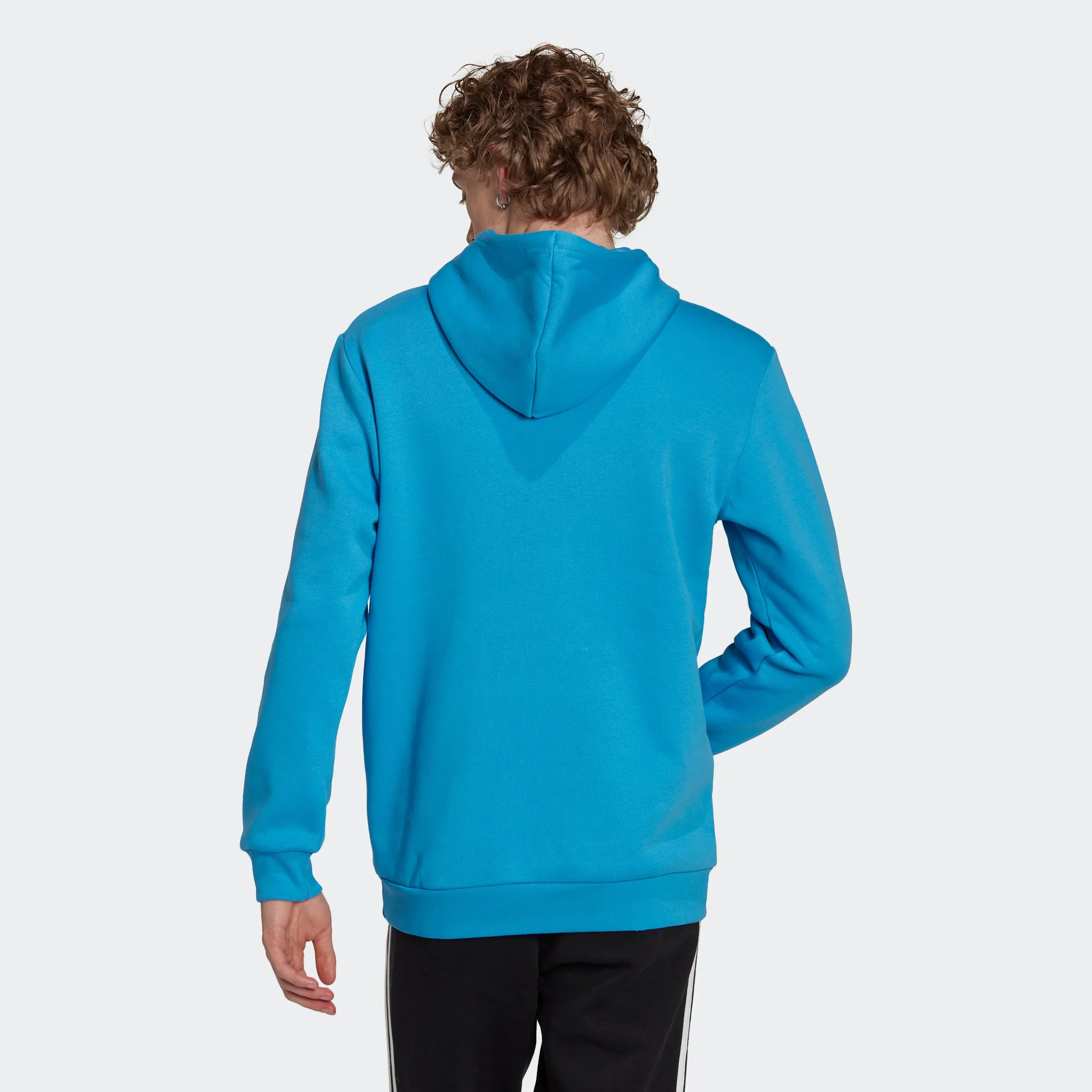 Men's adidas Originals Adicolor Essentials Trefoil Hoodie Pulse Blue