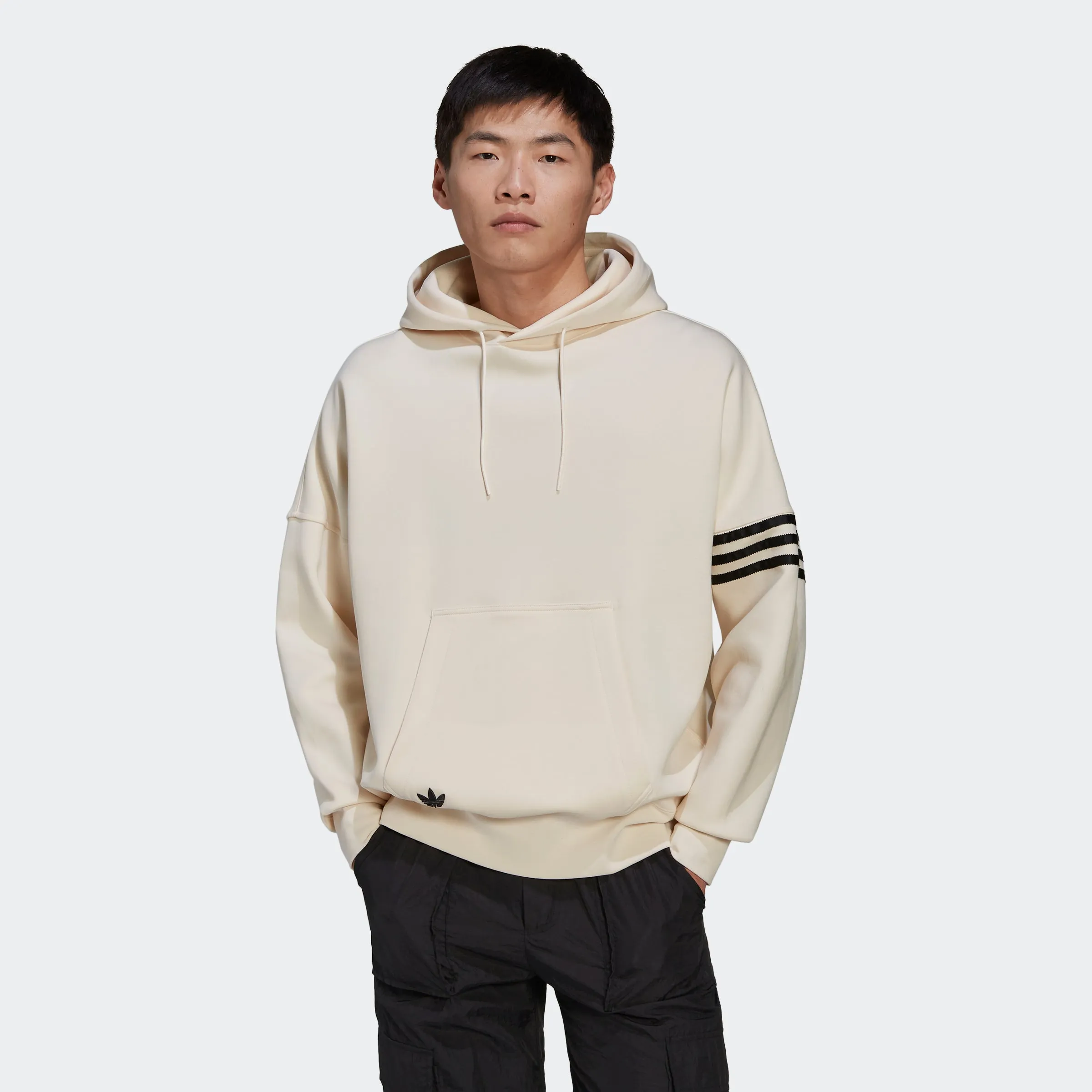 Men's adidas Originals Adicolor Neuclassics Hoodie Wonder White