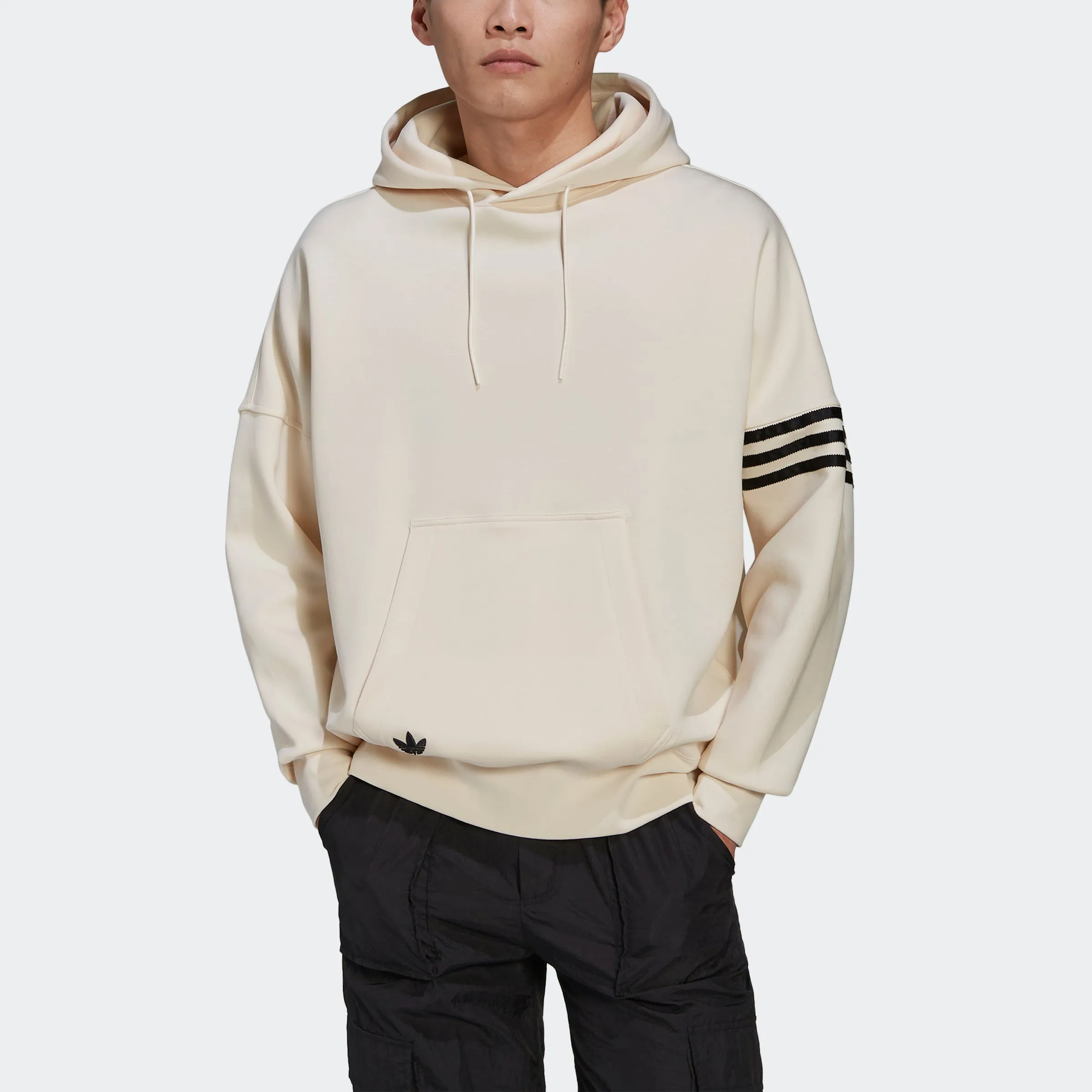 Men's adidas Originals Adicolor Neuclassics Hoodie Wonder White