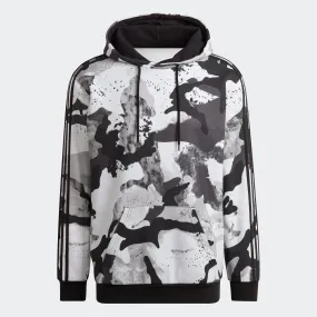 Men's adidas Originals Camo Series Allover Print Hoodie Chalk White