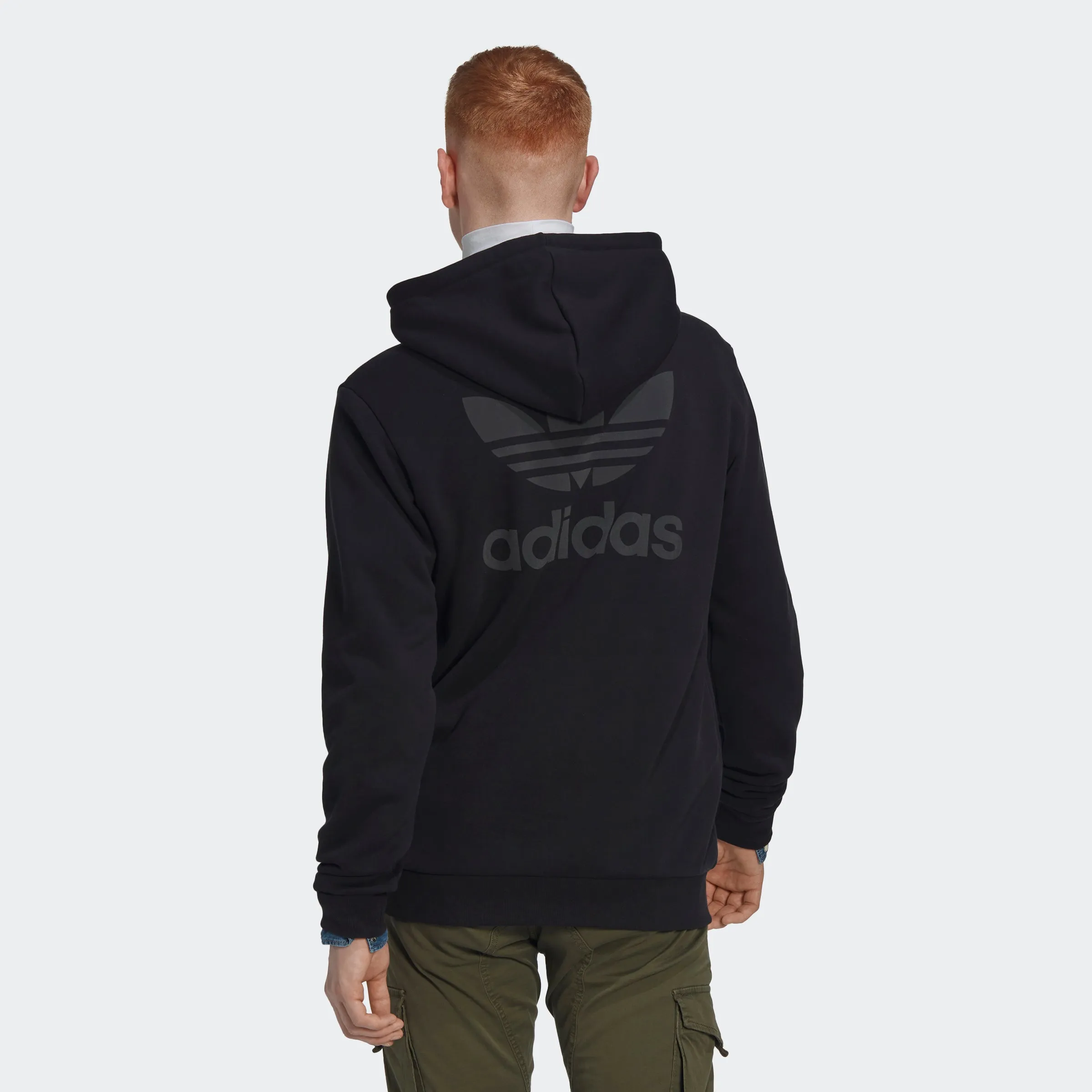 Men's adidas Originals Trefoil Series Street Hoodie Black