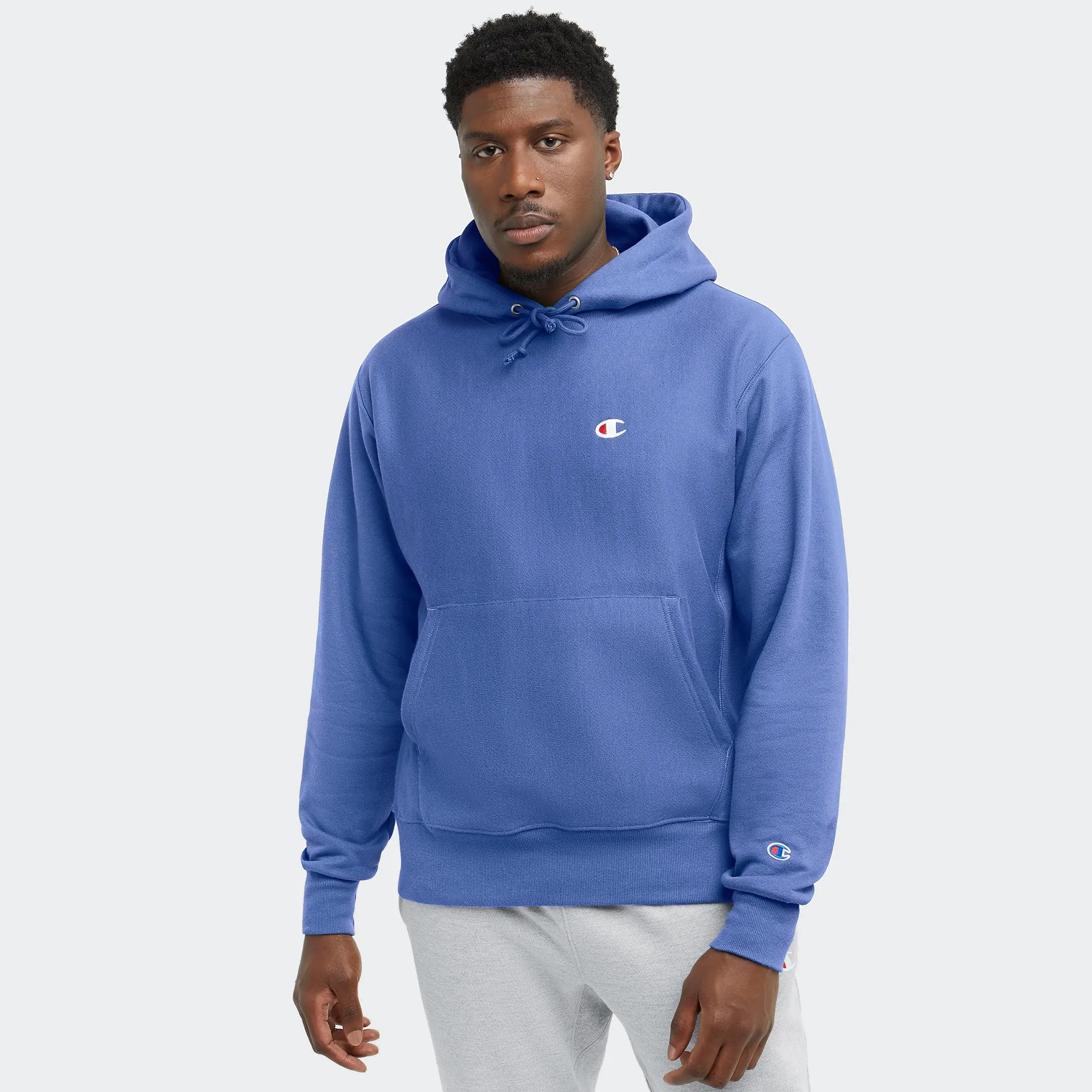 Men's Champion Life Reverse Weave Hoodie Deep Forte Blue