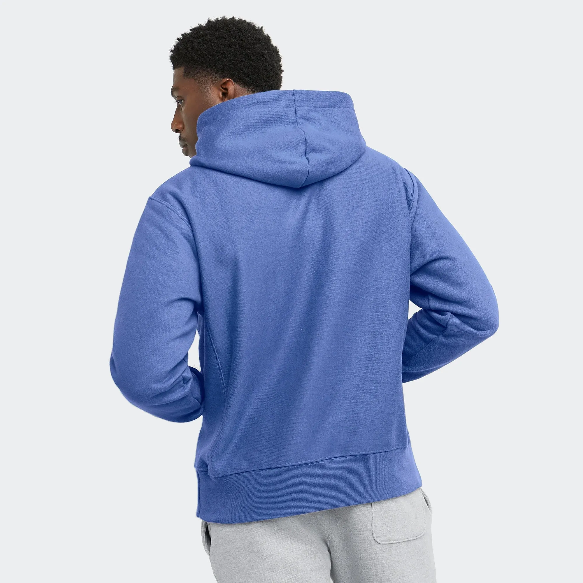 Men's Champion Life Reverse Weave Hoodie Deep Forte Blue