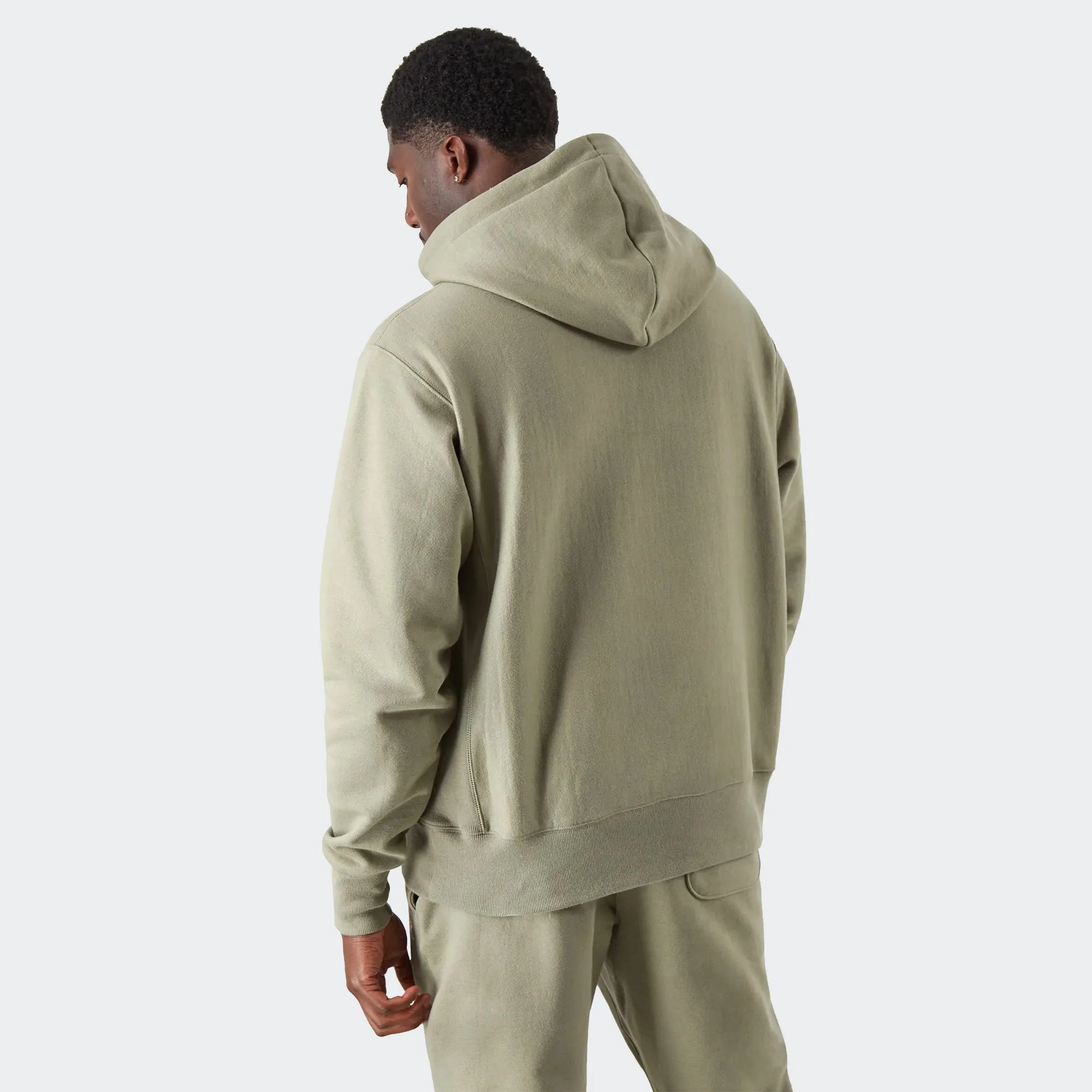 Men's Champion Life Reverse Weave Hoodie Oakmoss Olive