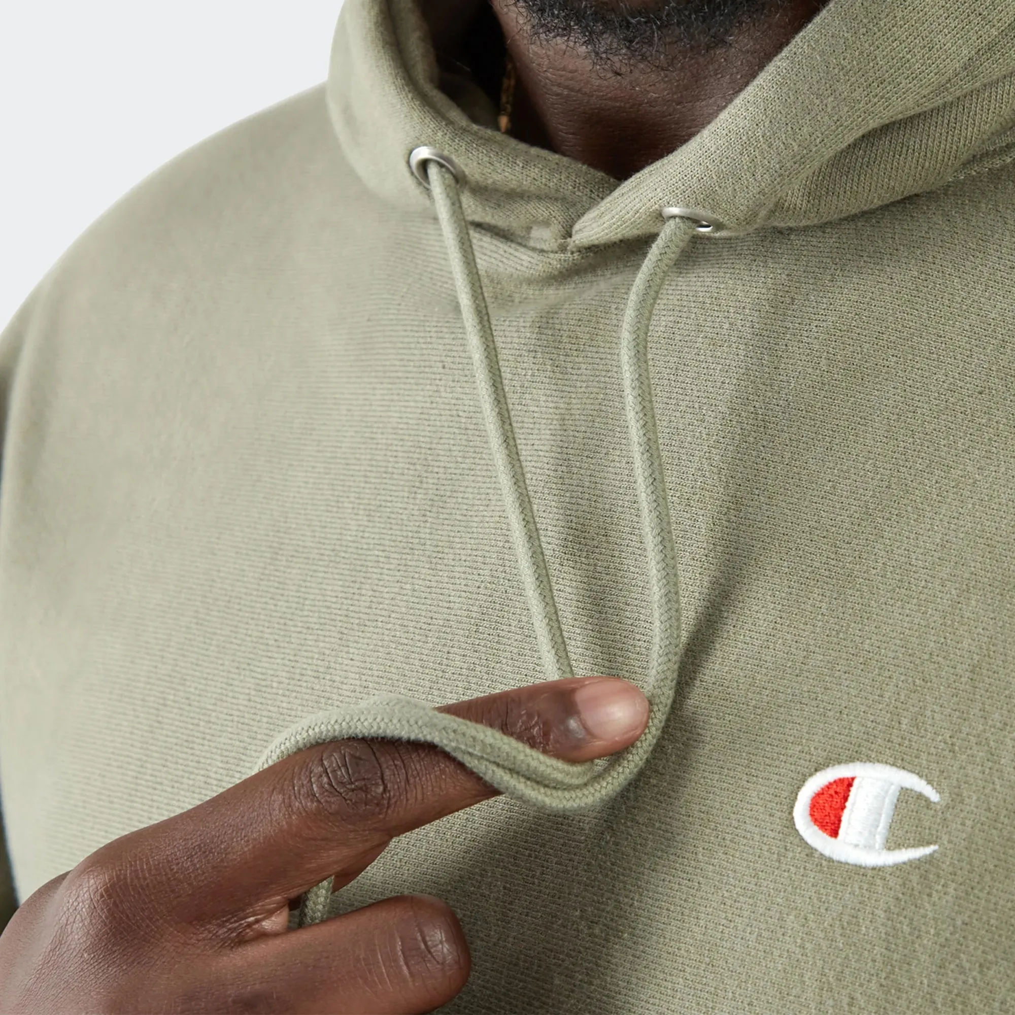 Men's Champion Life Reverse Weave Hoodie Oakmoss Olive