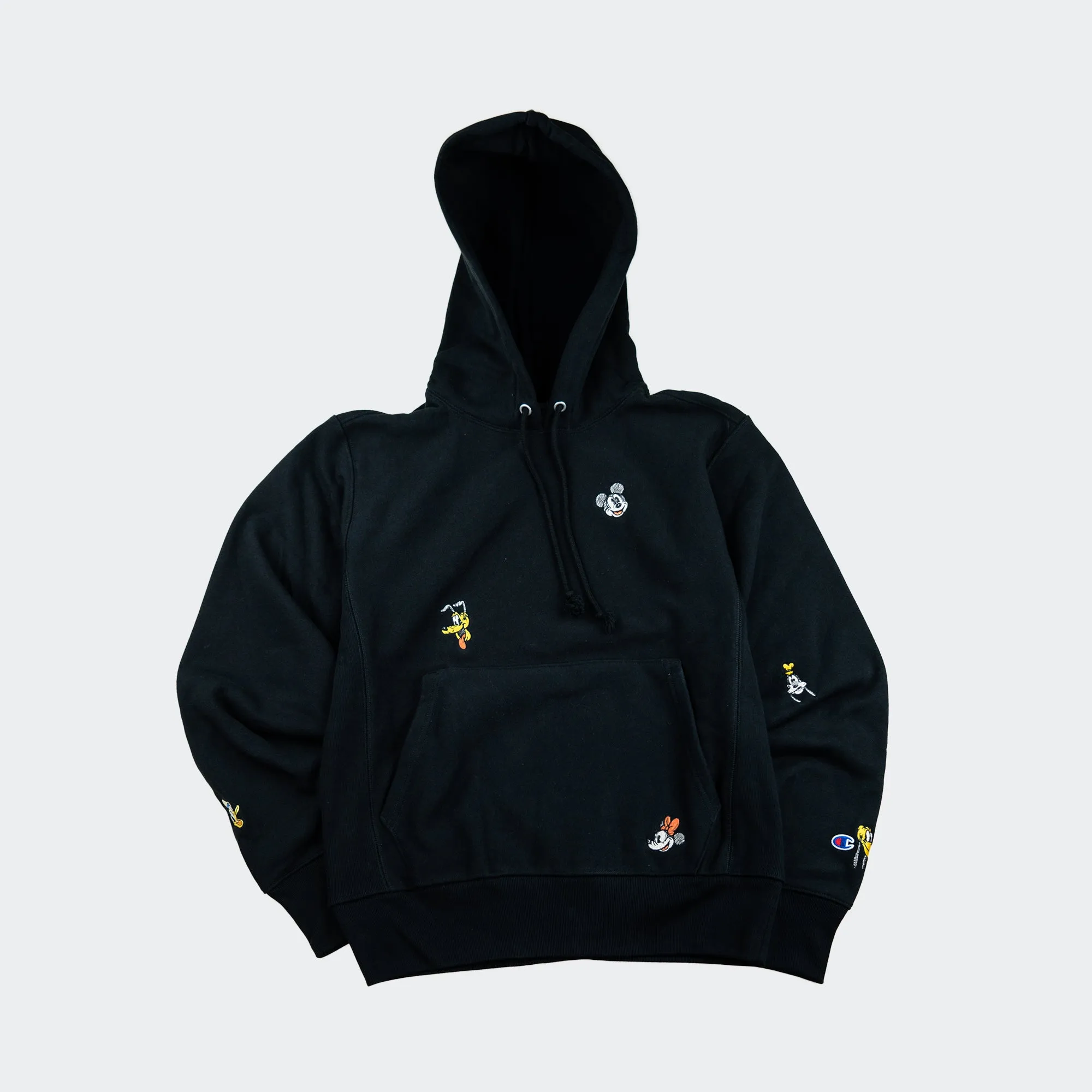 Men's Champion Reverse Weave Disney Hoodie Black