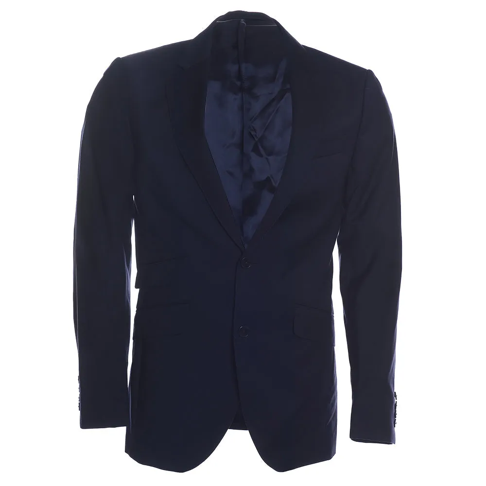 Men's Hackett, Bel Plain Twill Jacket in Bright Navy