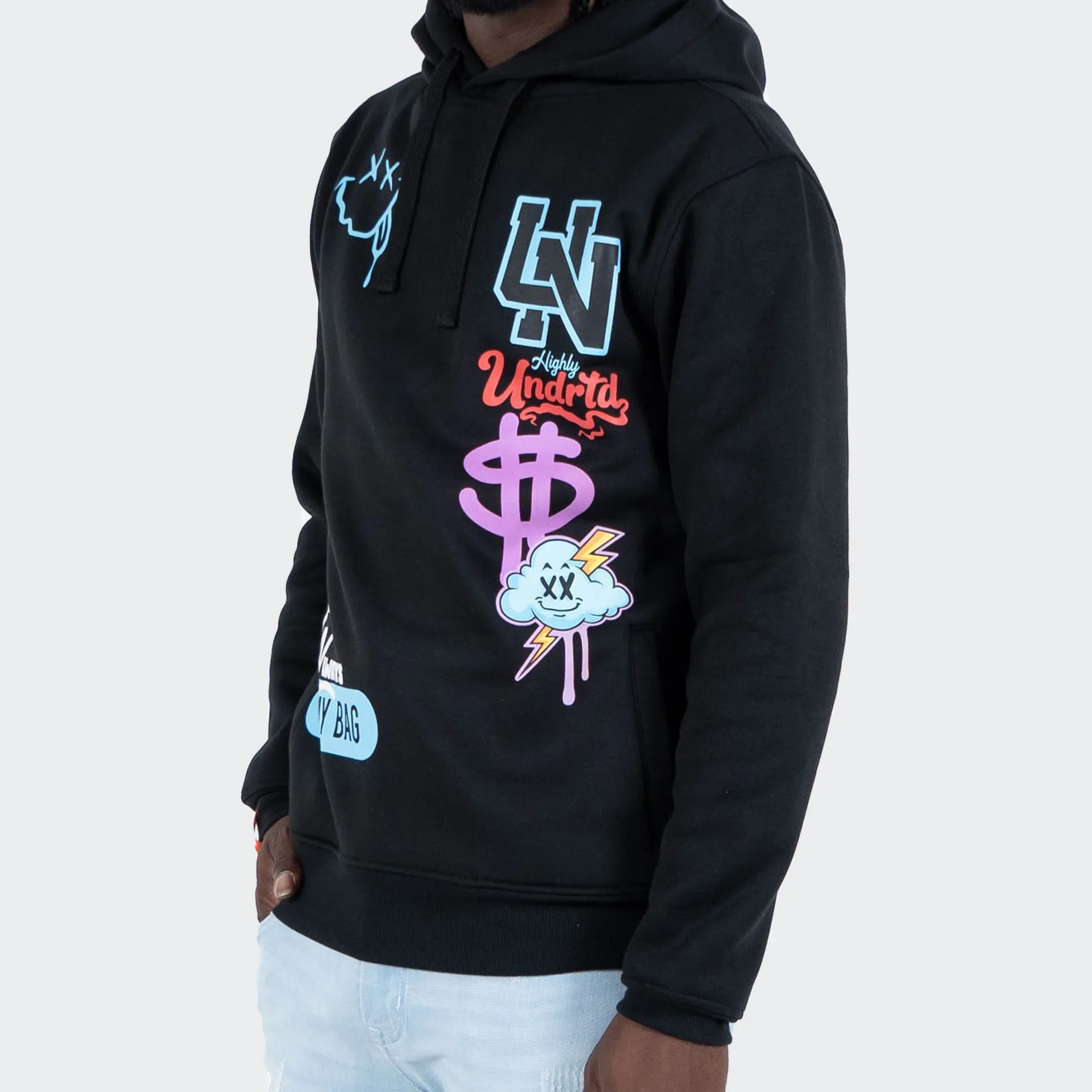 Men's TWO MILL TWENTY Always In My Bag Hoodie Black