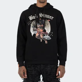 Men's TWO MILL TWENTY Bad Sinner Hoodie Black