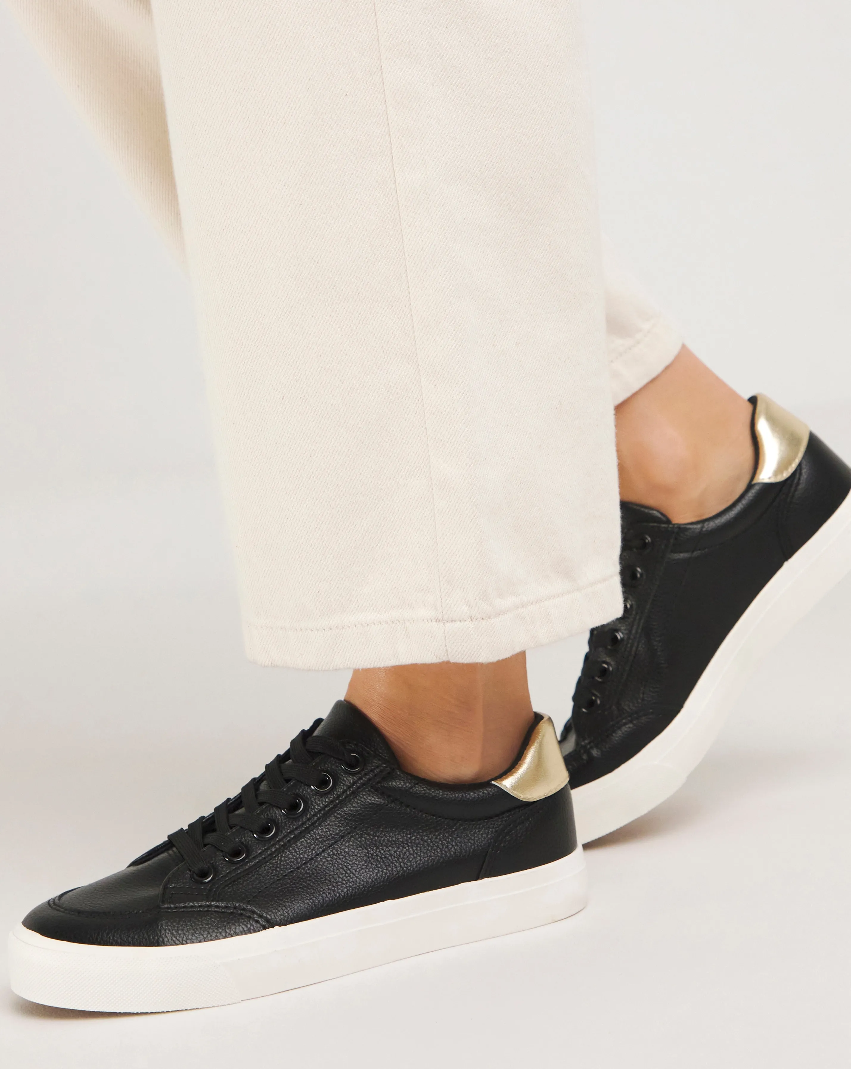 Millie Classic Lace Up Trainers Wide E Fit