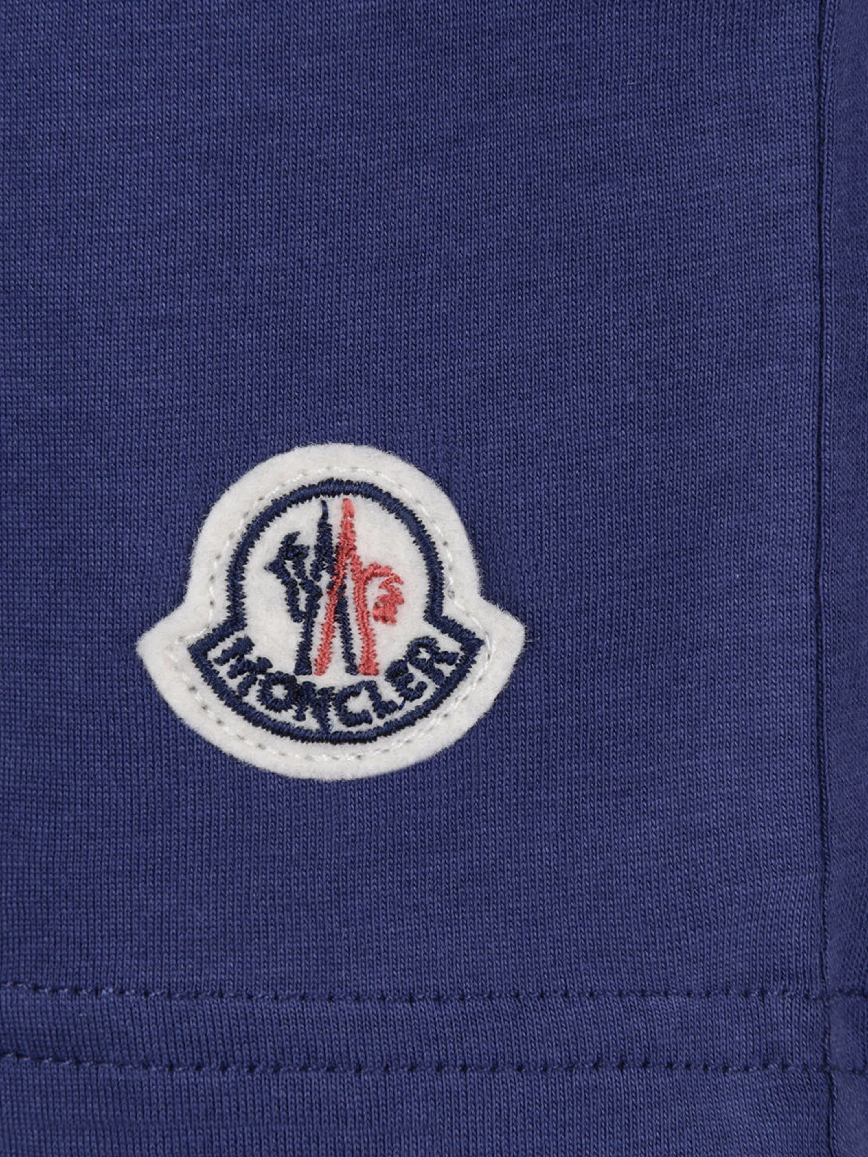 Moncler Enfant Moncler Cotton Logo Shorts