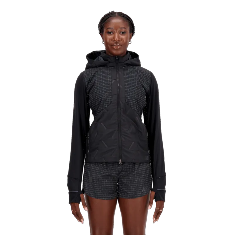 New Balance Women's NYC Marathon Impact Run Luminous Heat Jacket