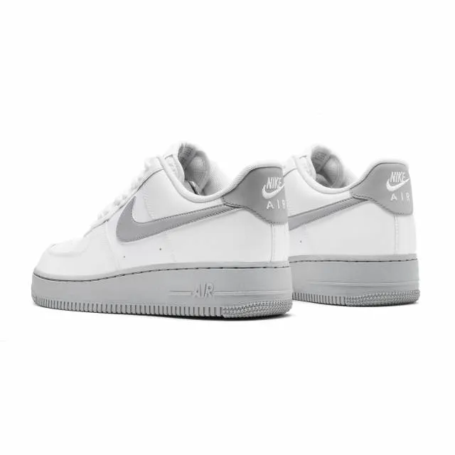 Nike air force 1 '07 (white grey sole/ white/ grey) men us 8