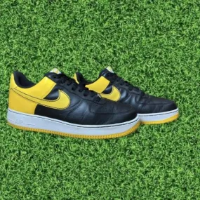 Nike air force 1 low black varsity maize