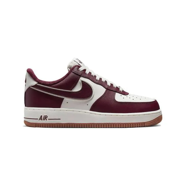 Nike air force 1 low (college pack/ burgundy red/ sail/ night maroon/ gum medium brown) men us 8-13 dq7659-102